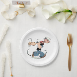 Assiette en papier Popeye