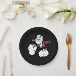 Assiette en papier Popeye