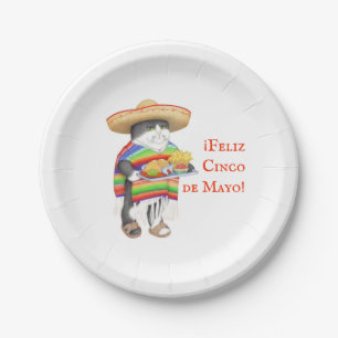 Assiette en papier ronde WENDELITO Cinco de Mayo 7