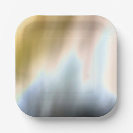 Assiette en papier Tie-Dye