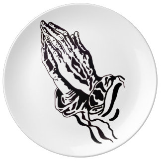 Assiette En Porcelaine Prière