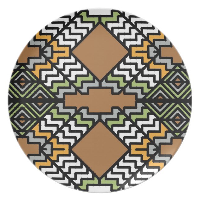 Assiette L'art déco a inspiré le plat (Devant)