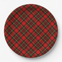 Assiette plaid de Noël