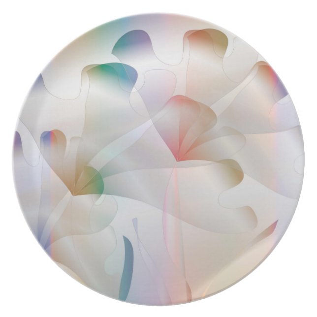 Assiette Plat d'iris (Devant)