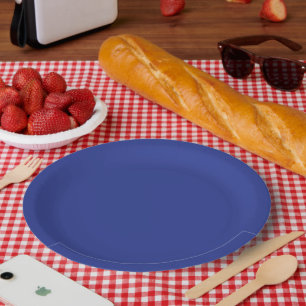 Assiettes de fête bleues Assiettes en papier marin