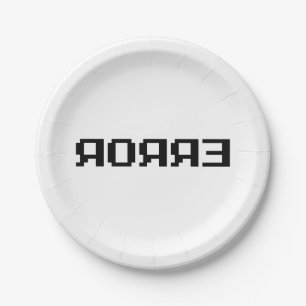 ASSIETTES EN CARTON Я Я Я Ǝ   ERREUR