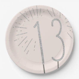 Assiettes En Carton 13e Anniversaire Plaques d'allumage