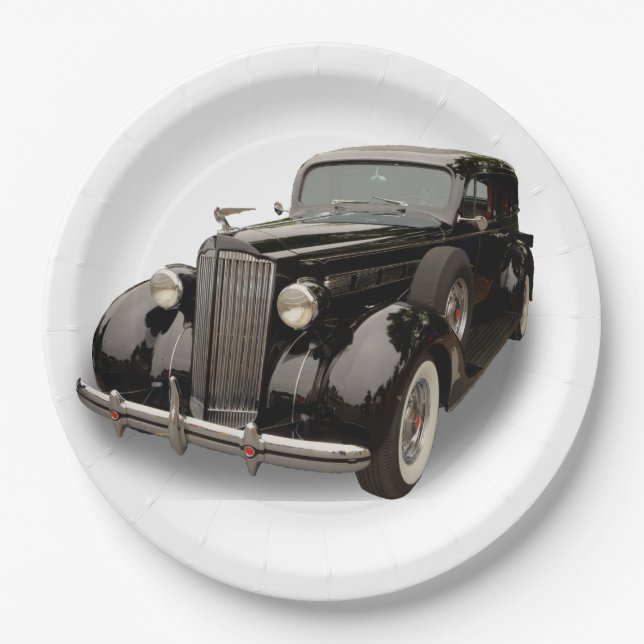 ASSIETTES EN CARTON 1937 PACKARD (Devant)