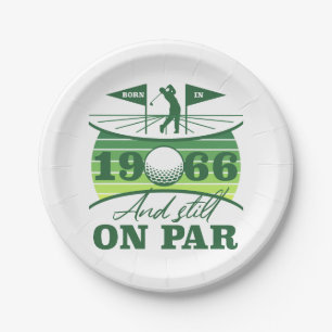 Assiettes En Carton 1966 60e anniversaire amateurs de golf