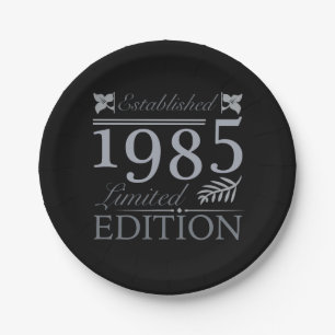 Assiettes En Carton 1985 Limited Edition 40e anniversaire
