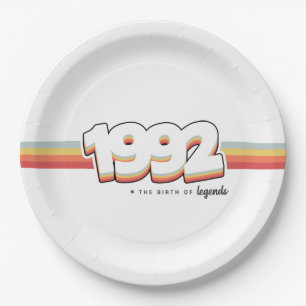 Assiettes En Carton 1992 La naissance des légendes