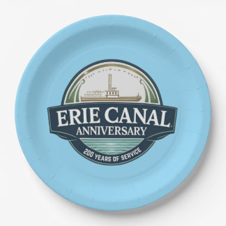 Assiettes En Carton 200e anniversaire du canal Érié