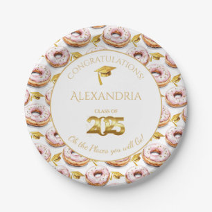 Assiettes En Carton 2025 Plaque papier pour diplôme et Donuts and Degr