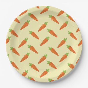 Assiettes En Carton 24 carottes d'or