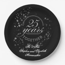 25 ans ensemble fête d'anniversaire d'argent