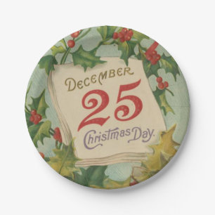 Assiettes En Carton 25 décembre jour de Noël