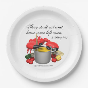 Assiettes En Carton 2 Rois 4:43