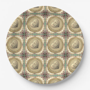 Assiettes En Carton 30e/12e anniversaire de perles Sherpa Blanket