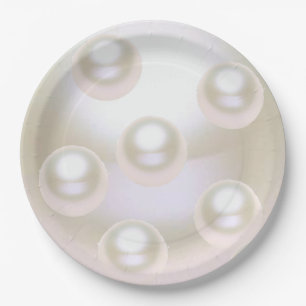 Assiettes En Carton 30e anniversaire du Mariage Pearl