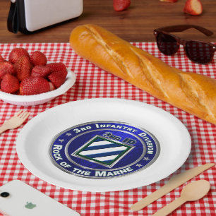 Assiettes En Carton 3e division d'infanterie