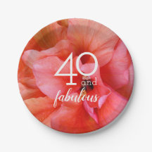 40 et Fabuleux Fleur Photo Anniversaire