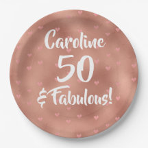 50 et fabuleux anniversaire personnalisé