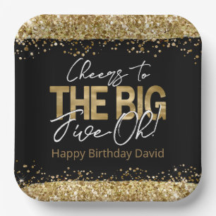 Assiettes En Carton 50e anniversaire Cheers Big Five Oh