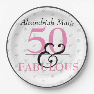 Assiettes En Carton 5O et fabuleux Elegant Anniversaire Moderne