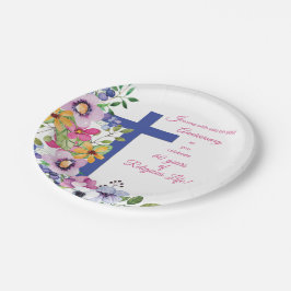 Assiettes En Carton 60e Anniversaire, Nun, Religious Life Cross
