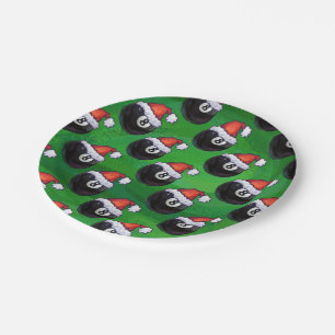 Assiettes En Carton 8 Noël de bal