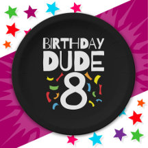 8e anniversaire 8 ans fête des garçons Anniversair