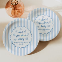 À la mer bientôt bébé Shower de bébé côtier