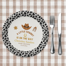 A Little Cowboy Is on The Way Baby Shower