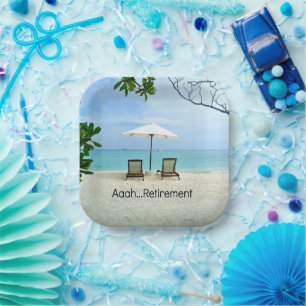 Assiettes En Carton Aaah... retraite, design populaire,