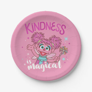 Assiettes En Carton Abby Cadabby - La gentillesse est magique