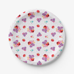 Assiettes En Carton Abby Et Elmo 2 Motif