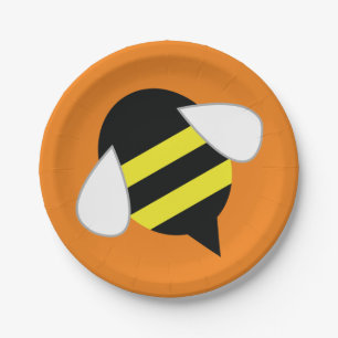 Assiettes En Carton Abeille Jour 1er Plaques d'anniversaire