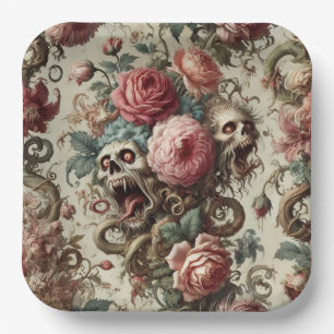 Assiettes En Carton Aberration Baroque – Victorien Gothique