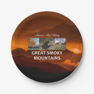 Assiettes En Carton ABH Great Smoky Mountains