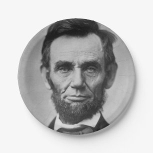 Assiettes En Carton Abraham Lincoln