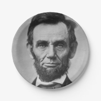 Assiettes En Carton Abraham Lincoln