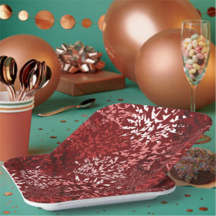 Assiettes En Carton Abstrait moderne