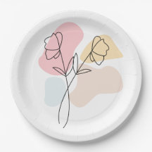 Abstrait Pastel Floral