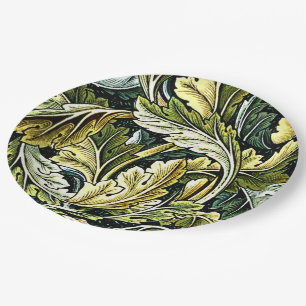 Assiettes En Carton Acanthus, un motif de William Morris,