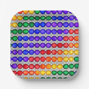 Assiettes En Carton 🌈Acclamations LGBTQ+ ! Entrelacé dans la Fierté