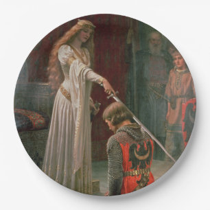 Assiettes En Carton Accolade (par Edmond Blair Leighton)