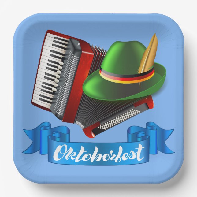 Assiettes En Carton Accordion Octoberfest (Recto)