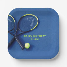 Ado Anniversaire Blue Court Raquettes Tennis Ball