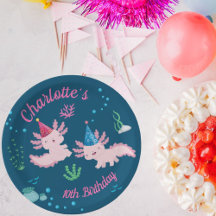 Adorable Axolotl fête d'anniversaire