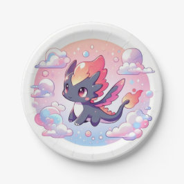 Assiettes En Carton Adorable Fairytale Baby shower Dragon